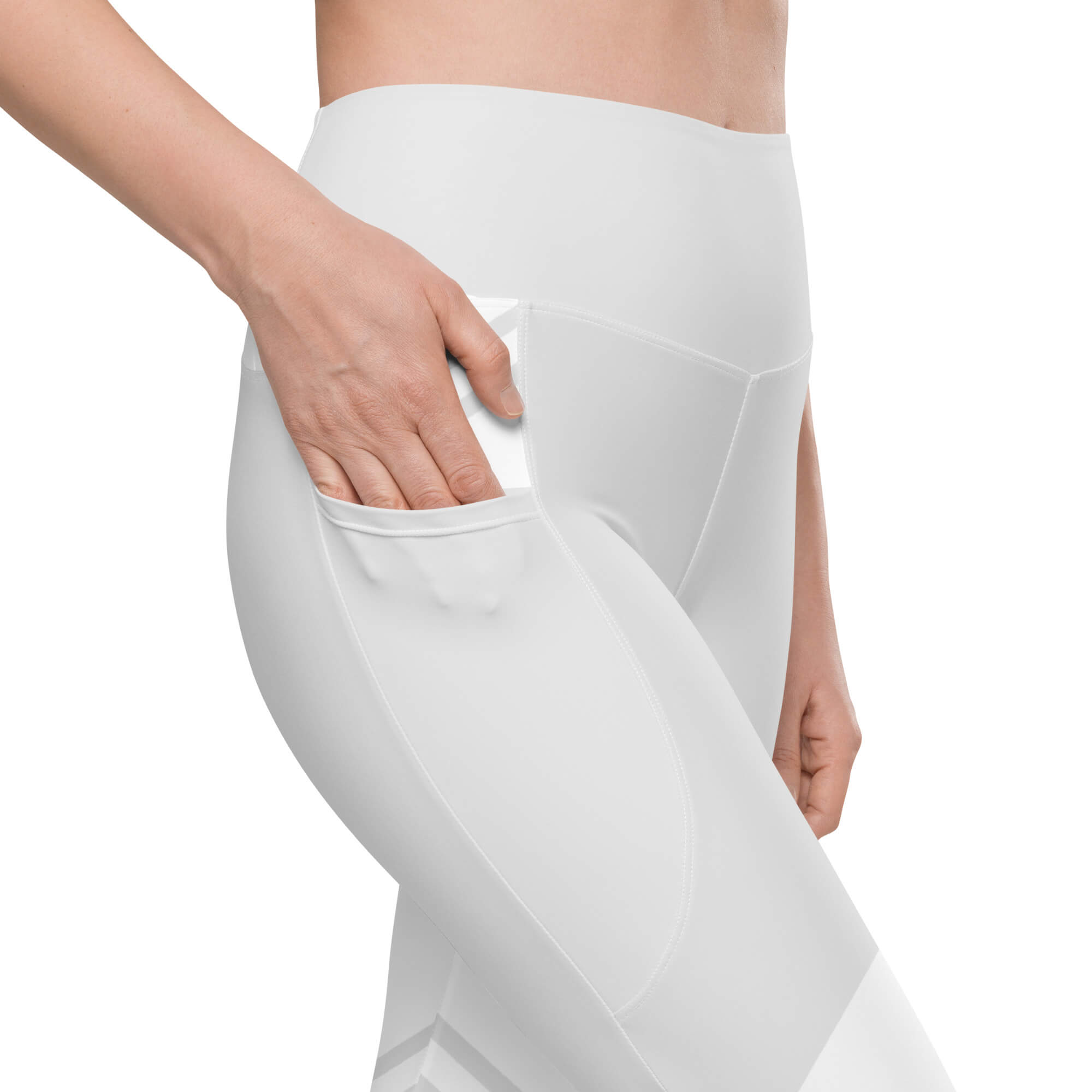 Seitentasche der Freie Bewegung Leggings – Handy griffbereit beim Yoga und Reiten | famora-style