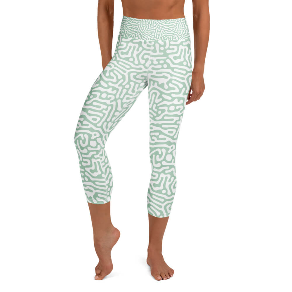 Sommerwind Capri Leggings Seitenansicht – nachhaltige Sportleggings für aktive Frauen