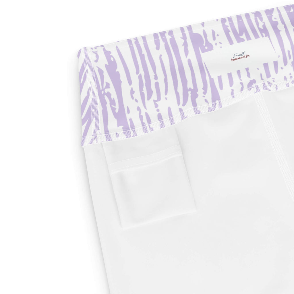  Hoher elastischer Bund – Wilde Stute Capri Leggings aus recyceltem Polyester | famora-style