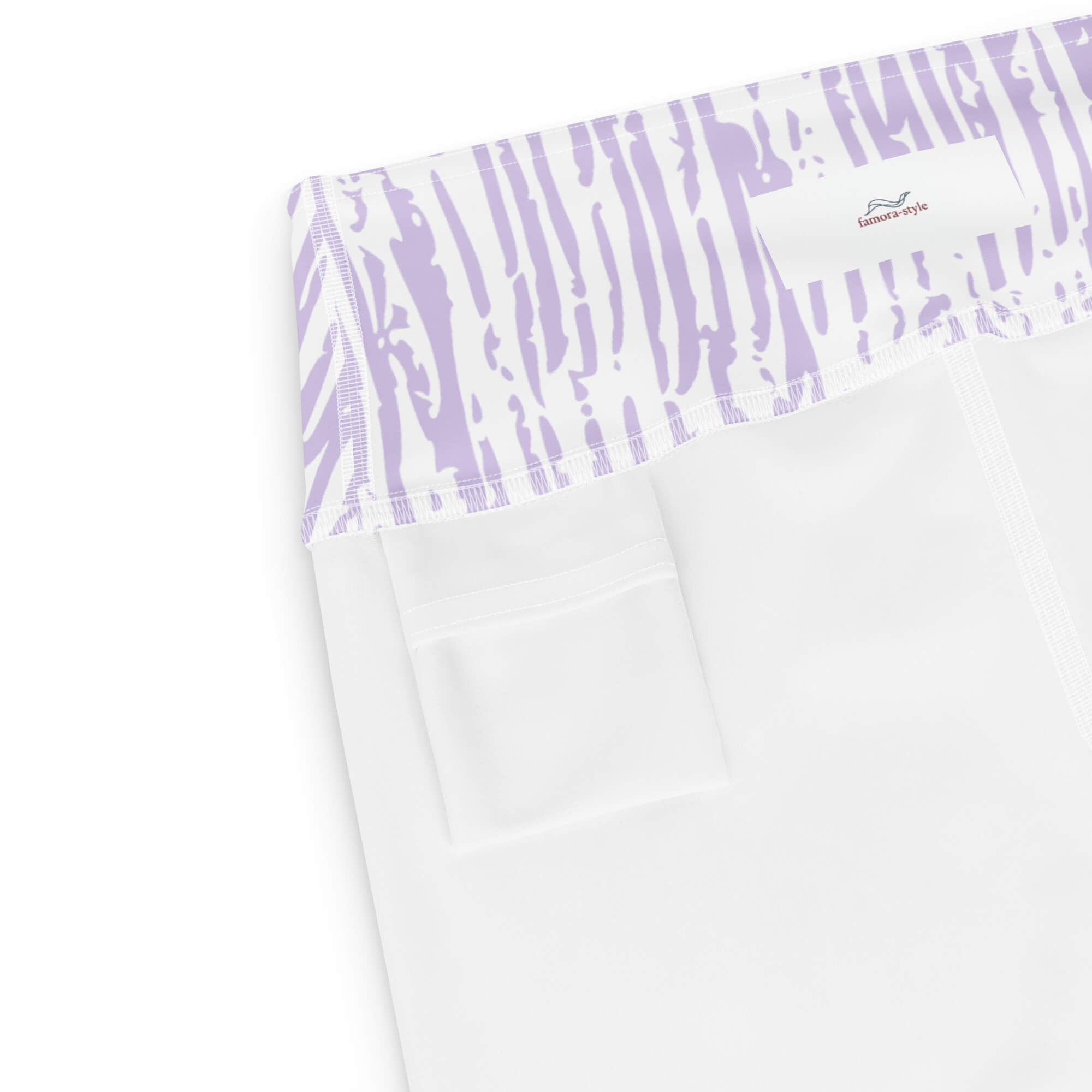  Hoher elastischer Bund – Wilde Stute Capri Leggings aus recyceltem Polyester | famora-style