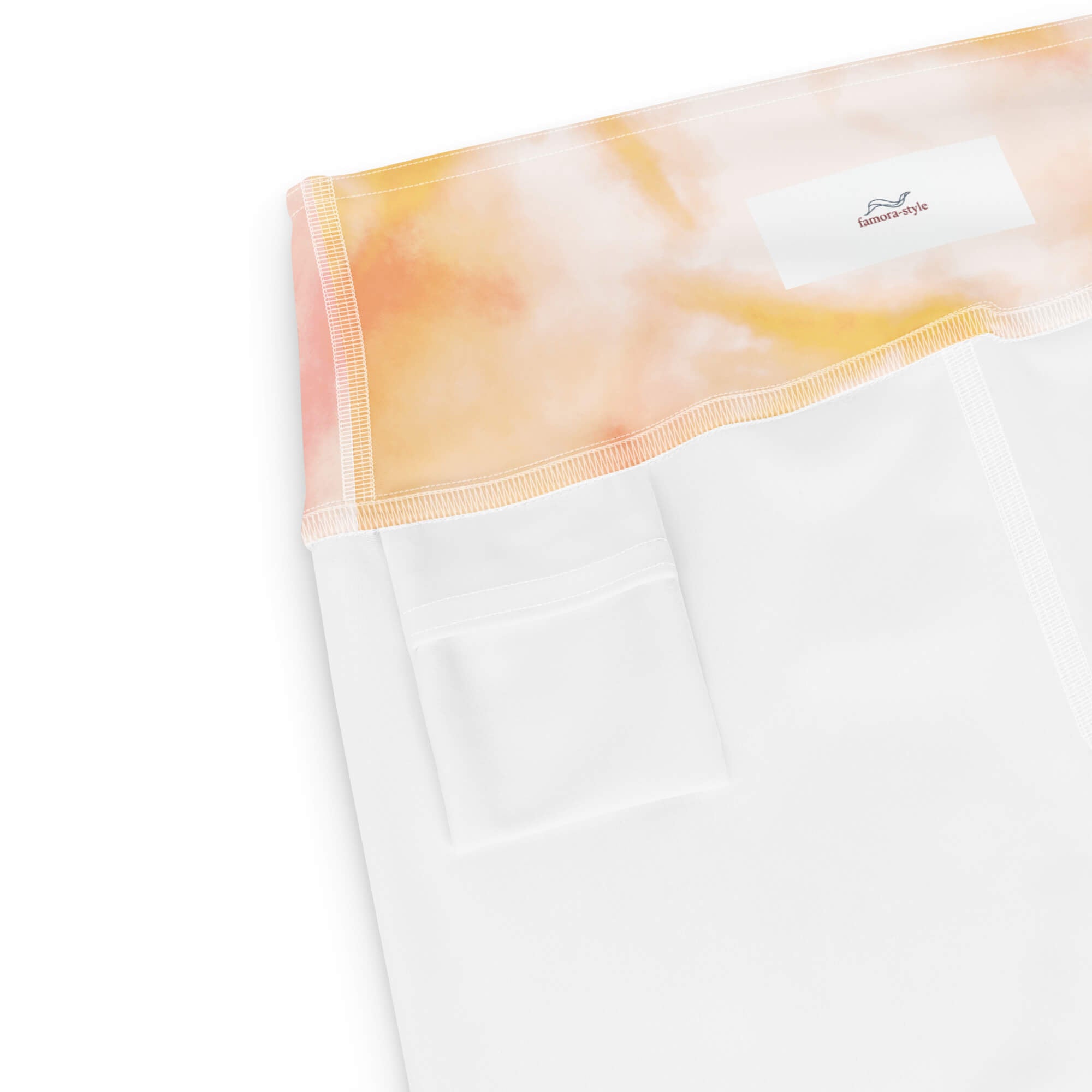 Hoher elastischer Bund – Sanfte Galopp Capri Leggings aus recyceltem Polyester | famora-style 