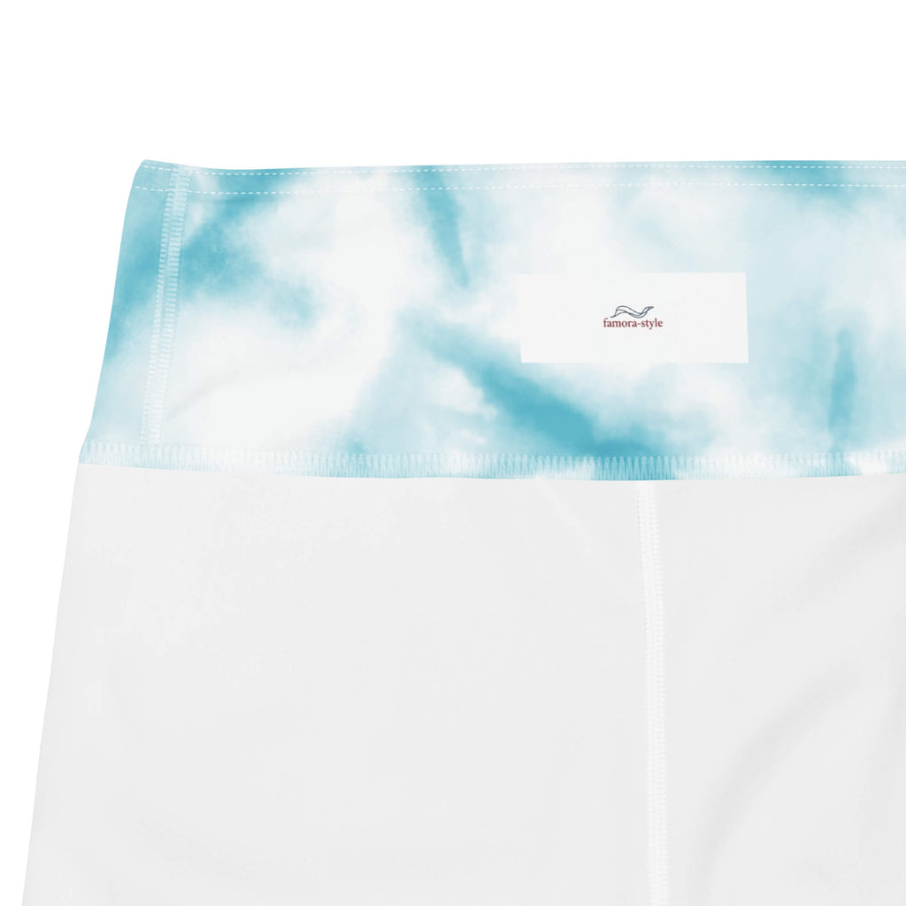 Hoher elastischer Bund – Stille Weide Capri Leggings aus recyceltem Polyester | famora-style
