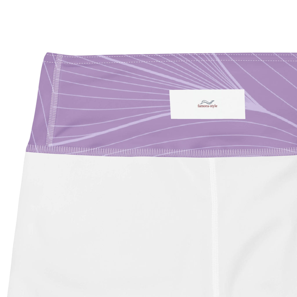  Hoher elastischer Bund – Freier Atem Capri Leggings aus recyceltem Polyester | famora-style 