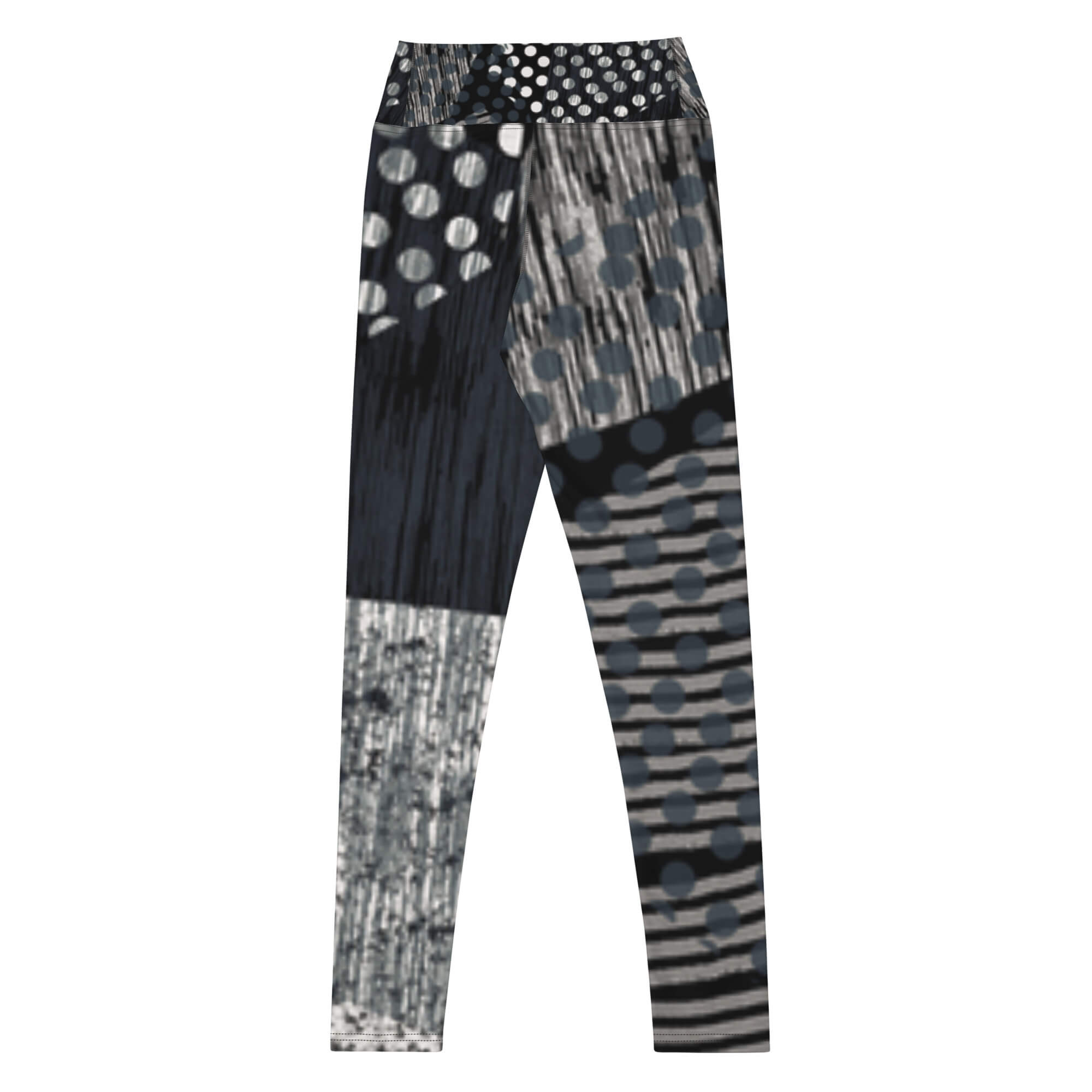 High Waist Yoga-Leggings - Rückansicht mit formendem Bund