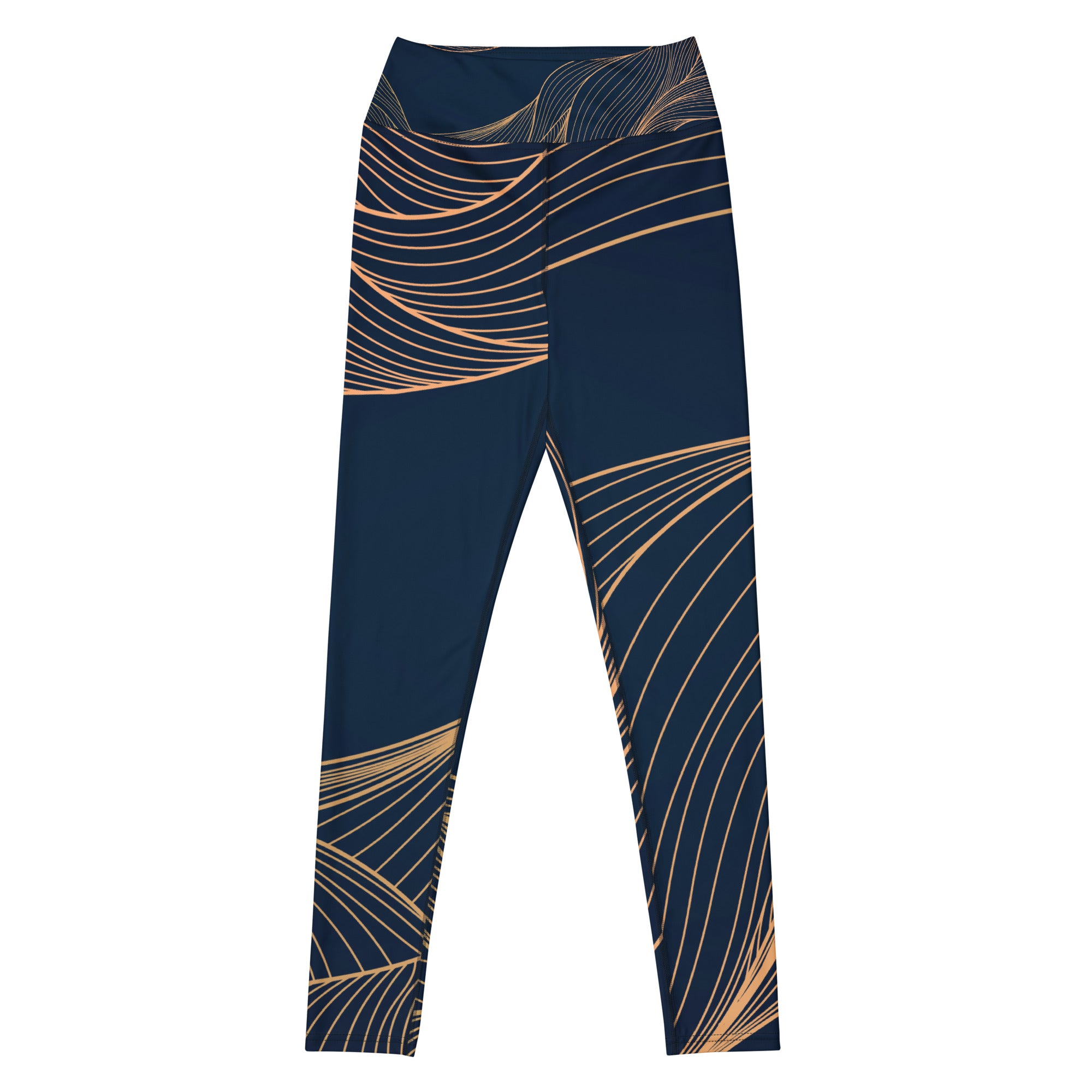 💫 Nachhaltige Fitness-Leggings mit 4-Wege-Stretch – Frontansicht
