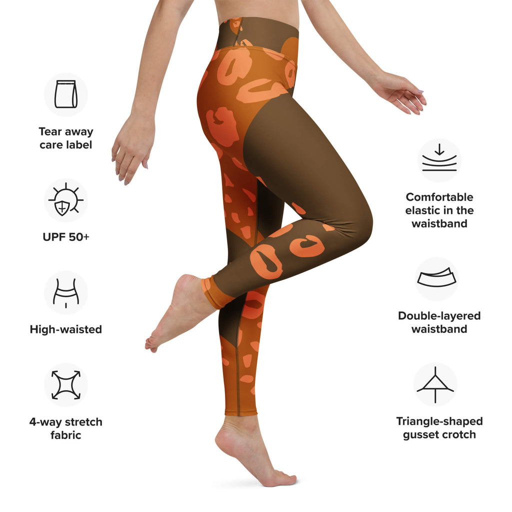 Sportleggings Seitenansicht - Atmungsaktive Workout-Leggings für Yoga & Fitness