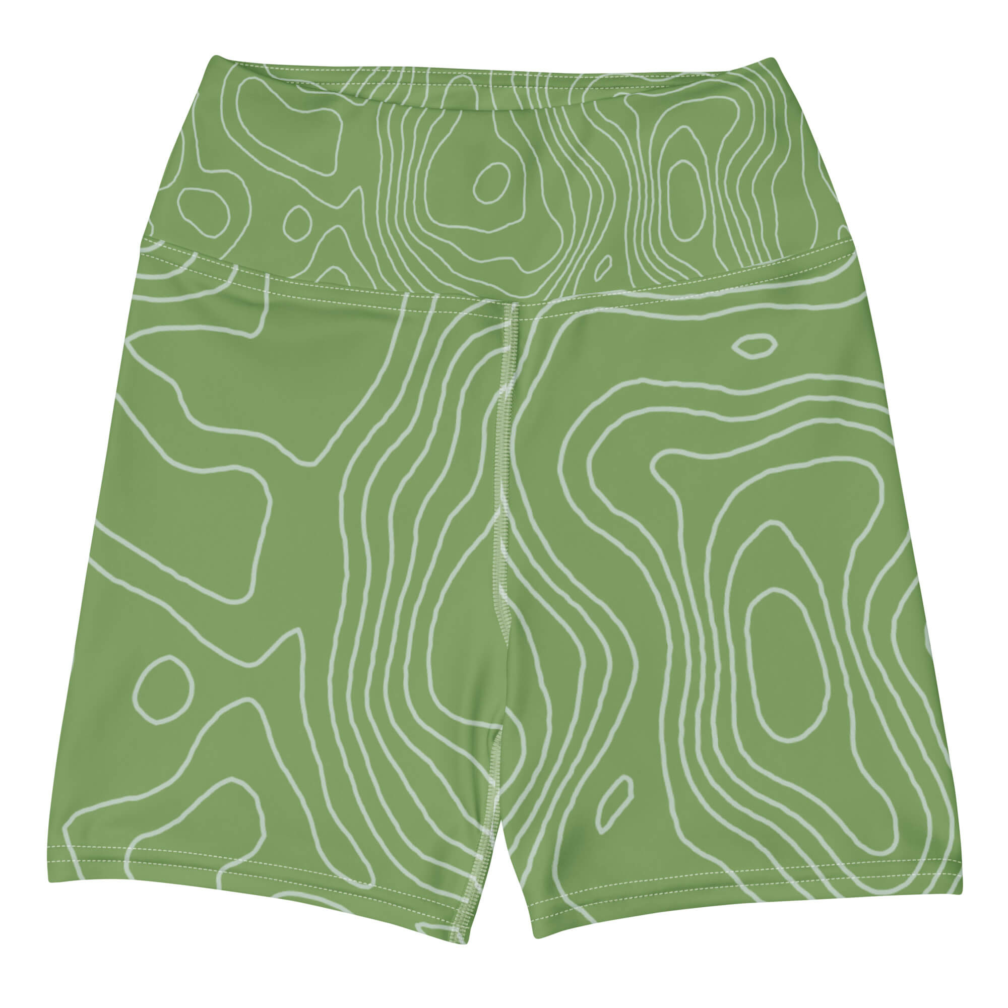 Leichtigkeit Yoga Shorts Grün getragen – Damen Activewear für Yoga & Fitness | Famora-Stil
