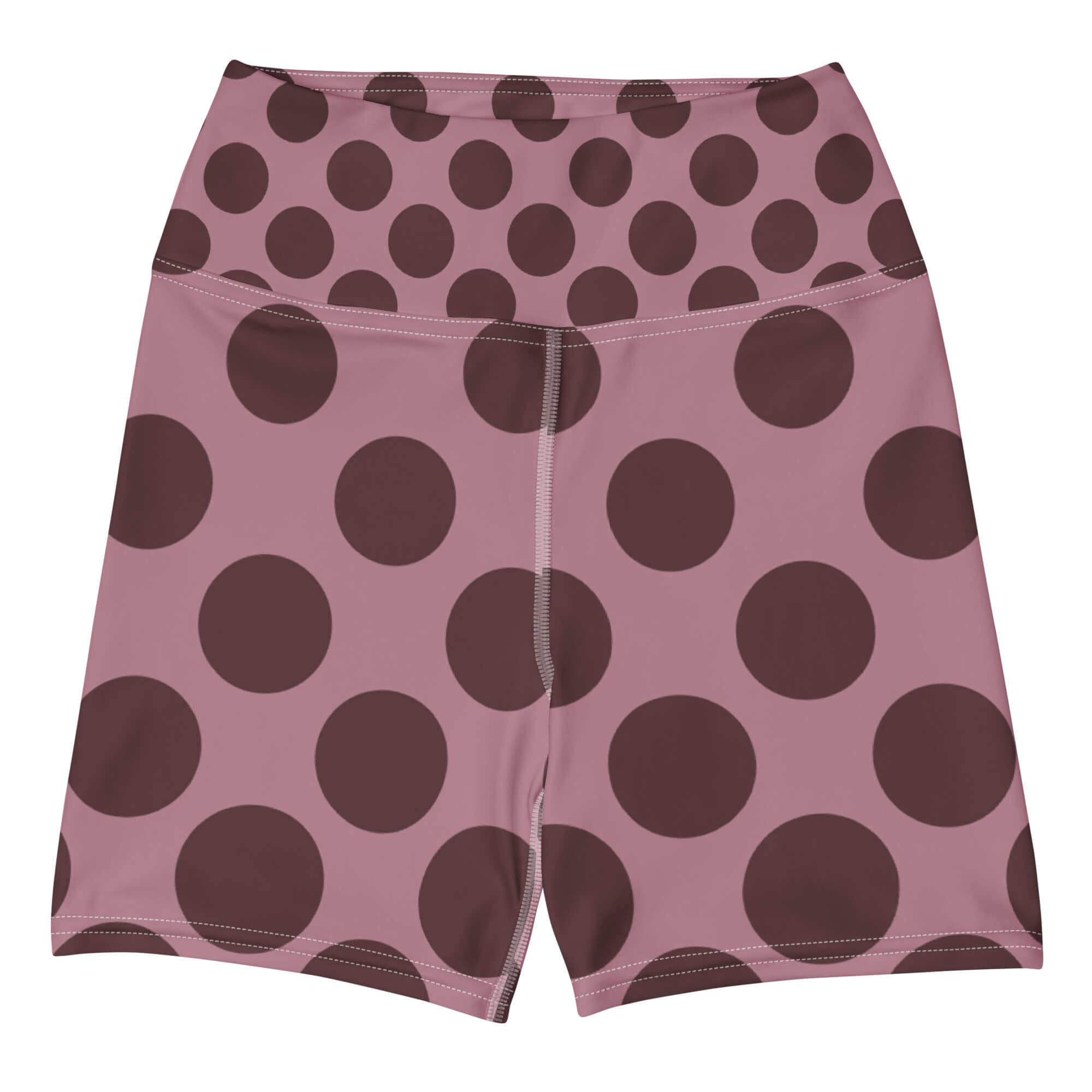 Mondkreis Yoga Shorts Rosegold Flatlay – nachhaltige Damen Sportswear XS–XL | Famora-Stil