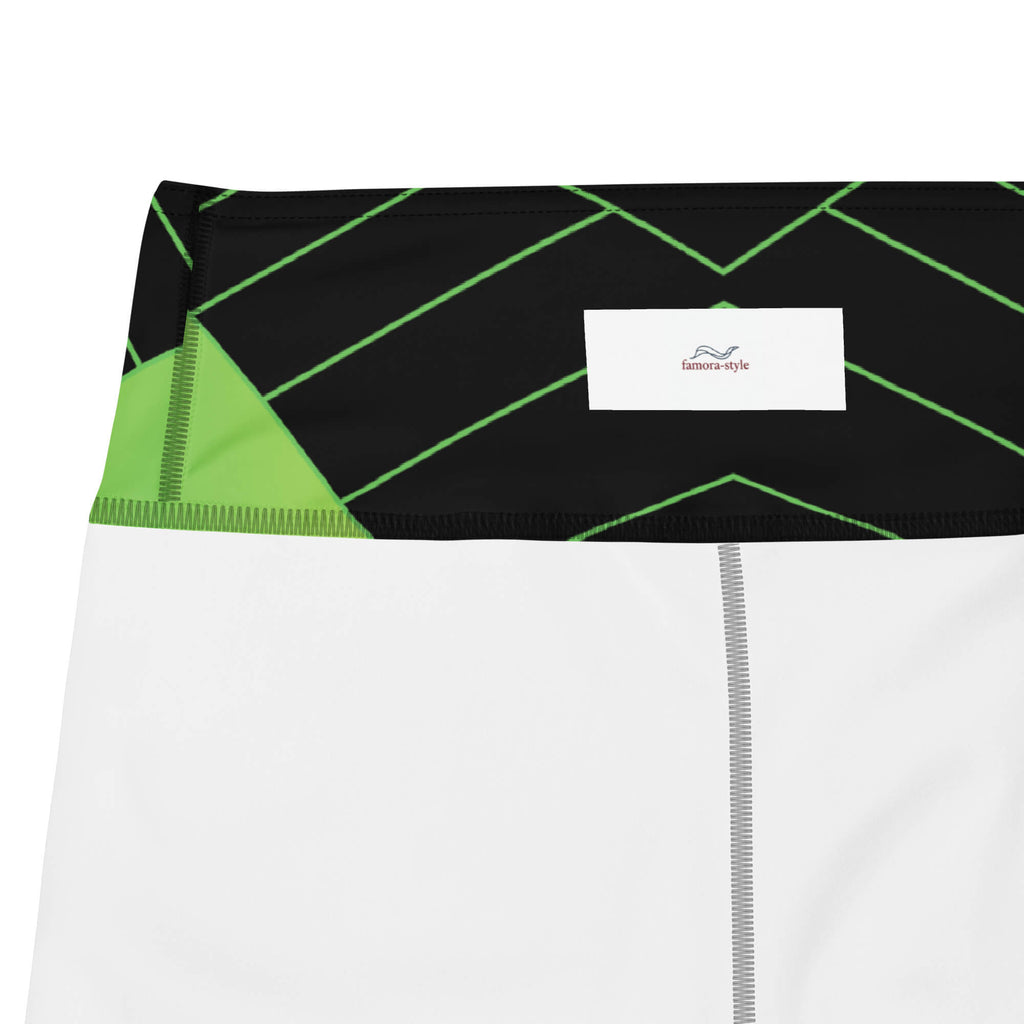 Waldkraft Yoga Shorts – Detail High-Waist-Bund mit angenehmer Kompression | Famora-Stil