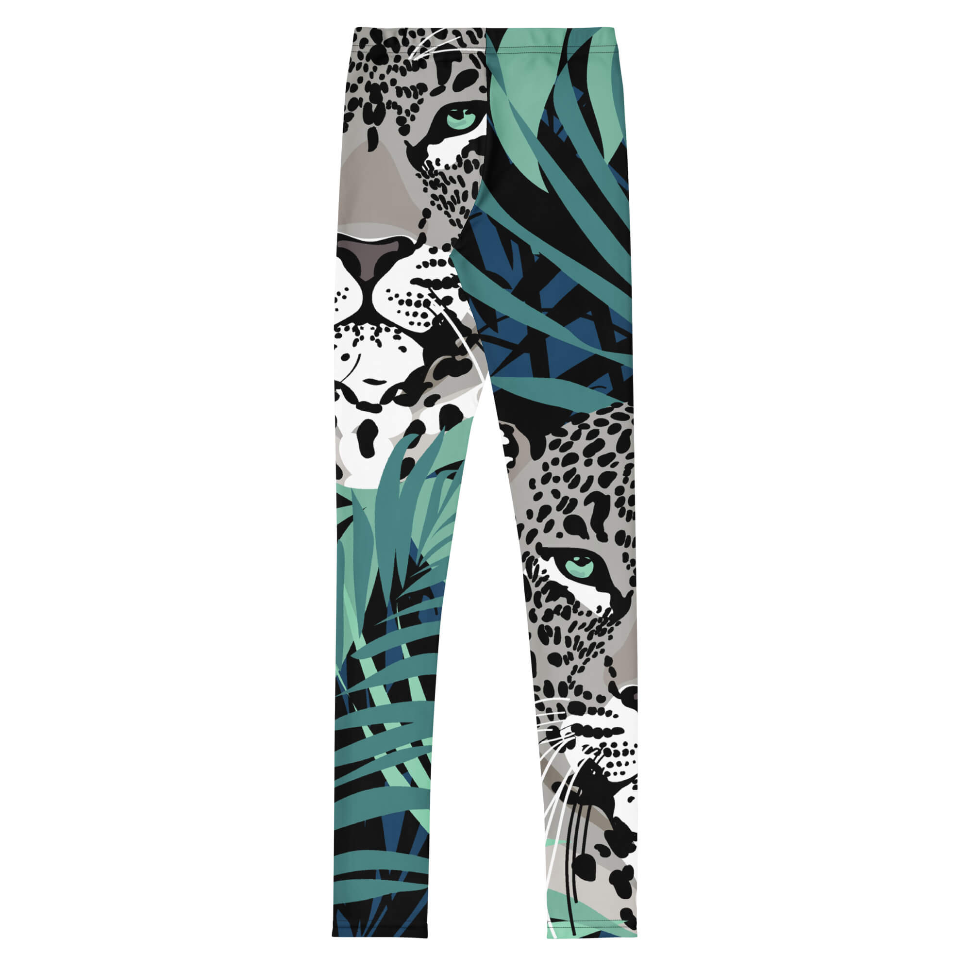 Nachhaltige Jugend Leggings - Rückseite - schnelltrocknend und pflegeleicht