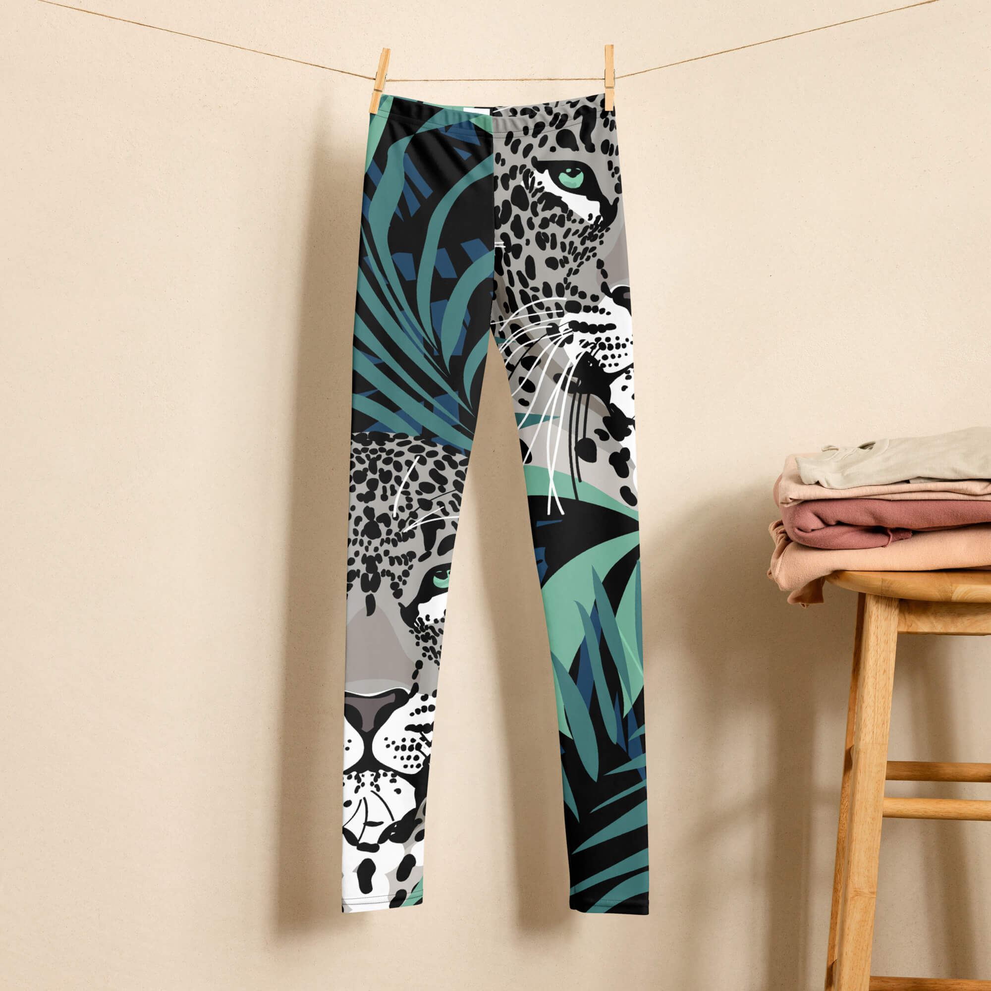 Jugend Leggings nachhaltig - Frontansicht - Made in Germany