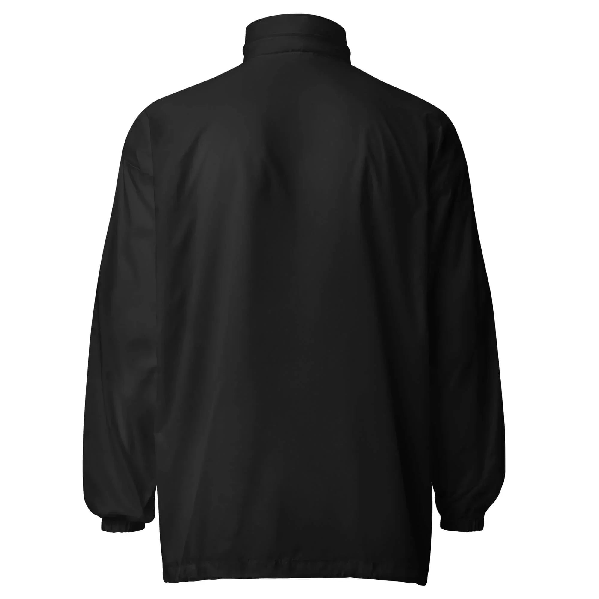 basic-unisex-windbreaker-black -Rückseite