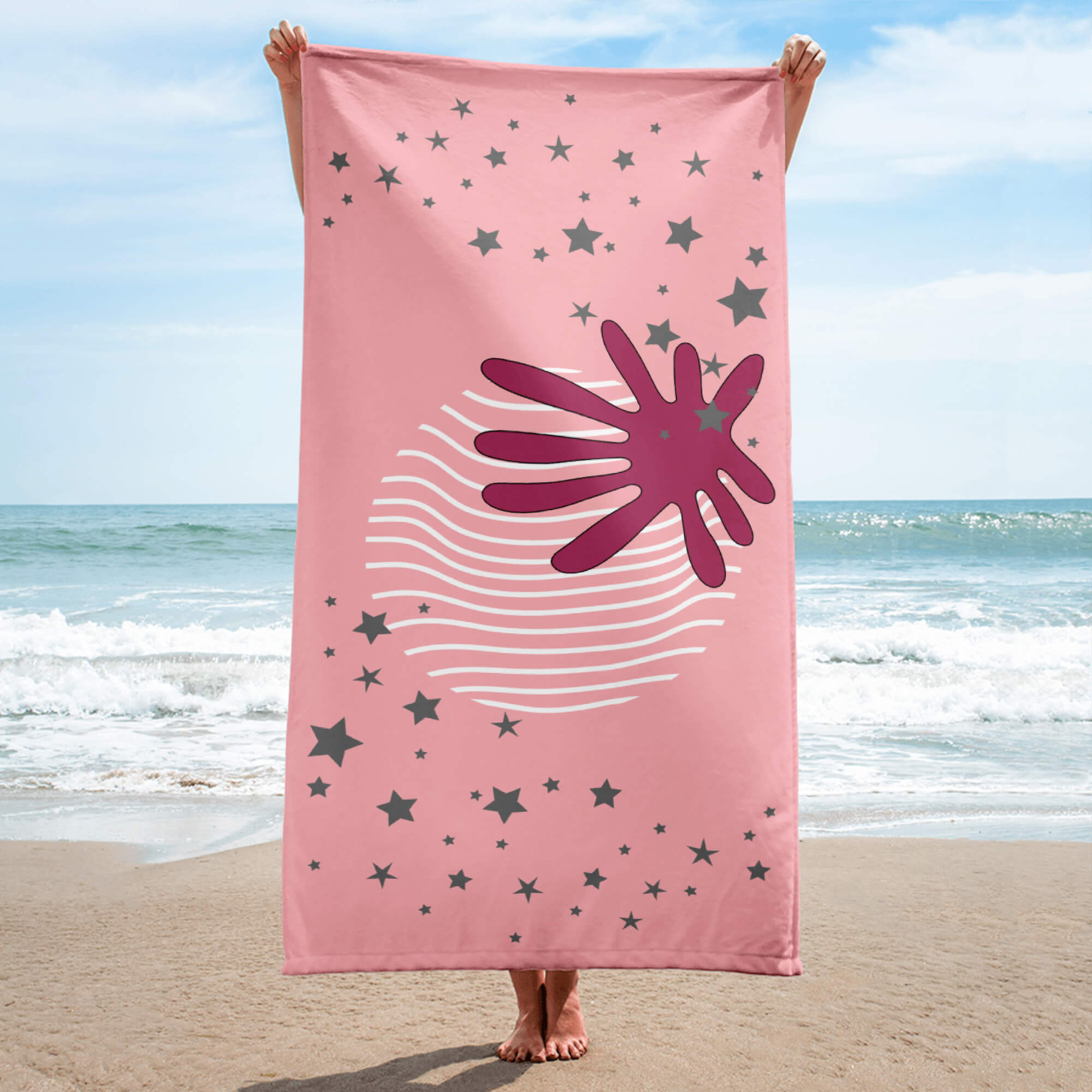 Beach-Handtuch am Strand - Urlaubsfeeling pur 🏖️