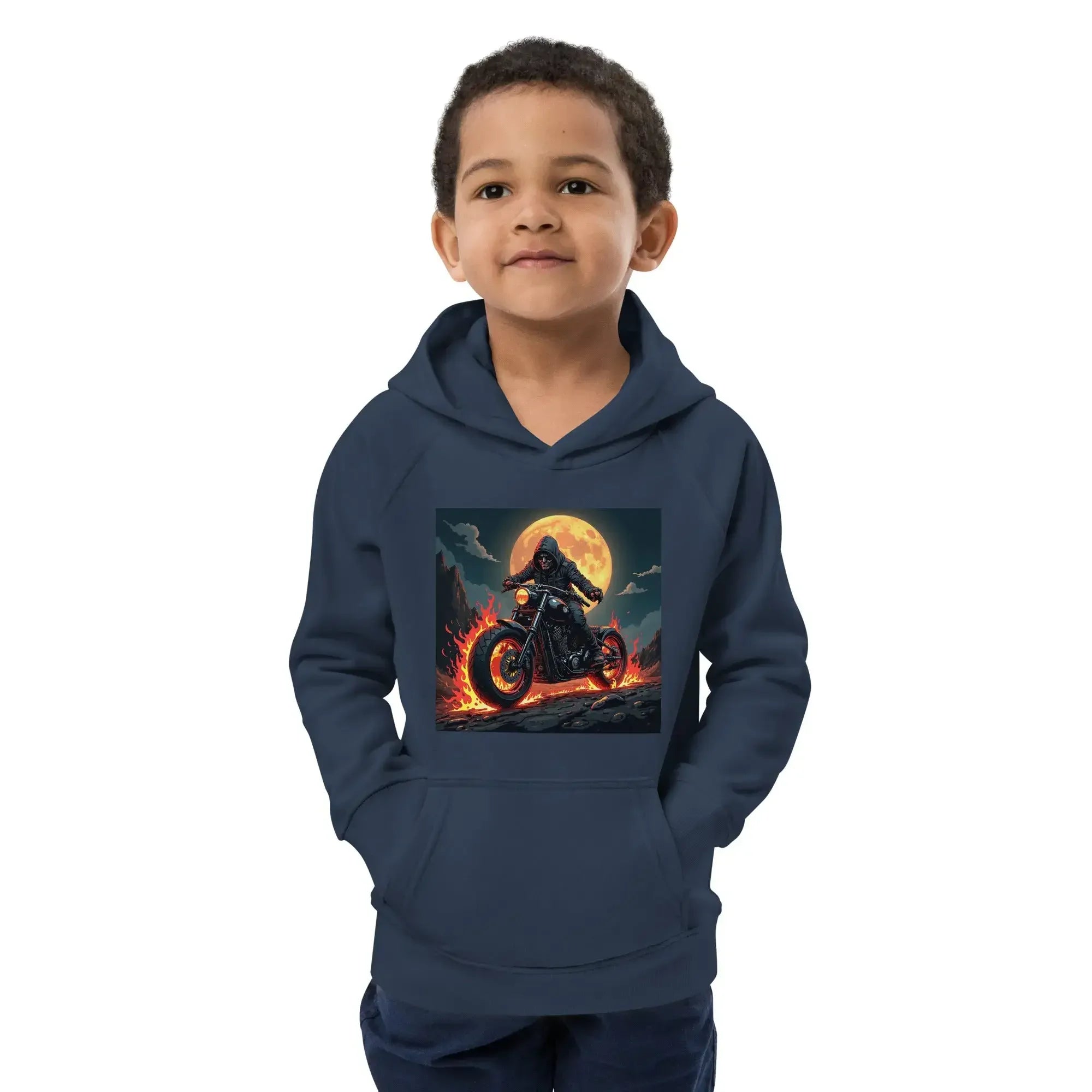 Kinder Eco Navy - Bio - Baumwolle -  Vorderansicht