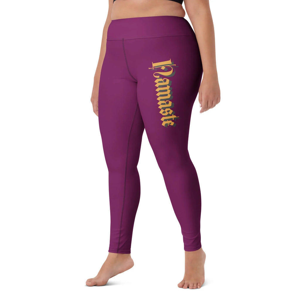 Namaste Yoga-Leggings Damen  - Vorderansicht