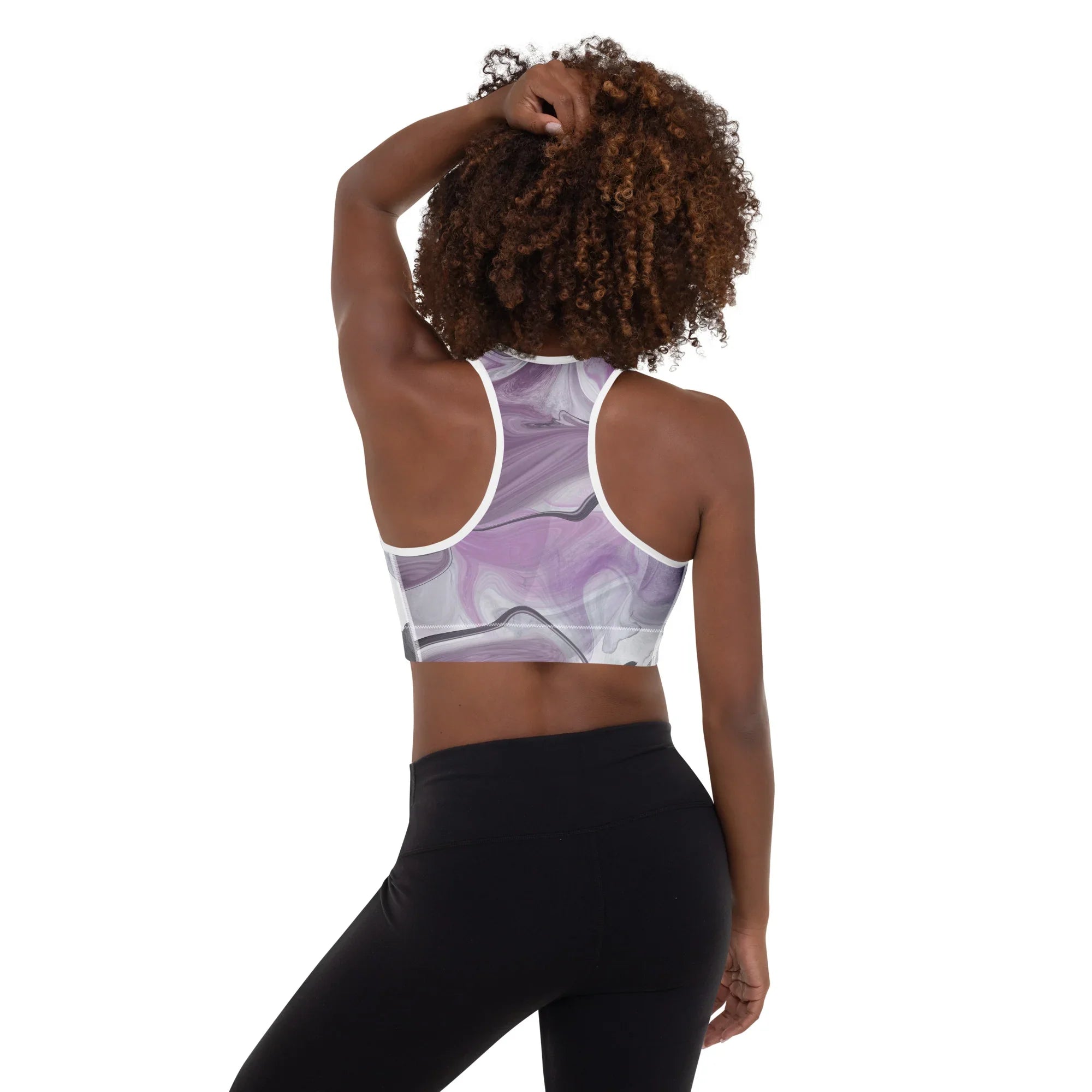 Yoga Sport-BH mit Racerback-Design - Rückansicht