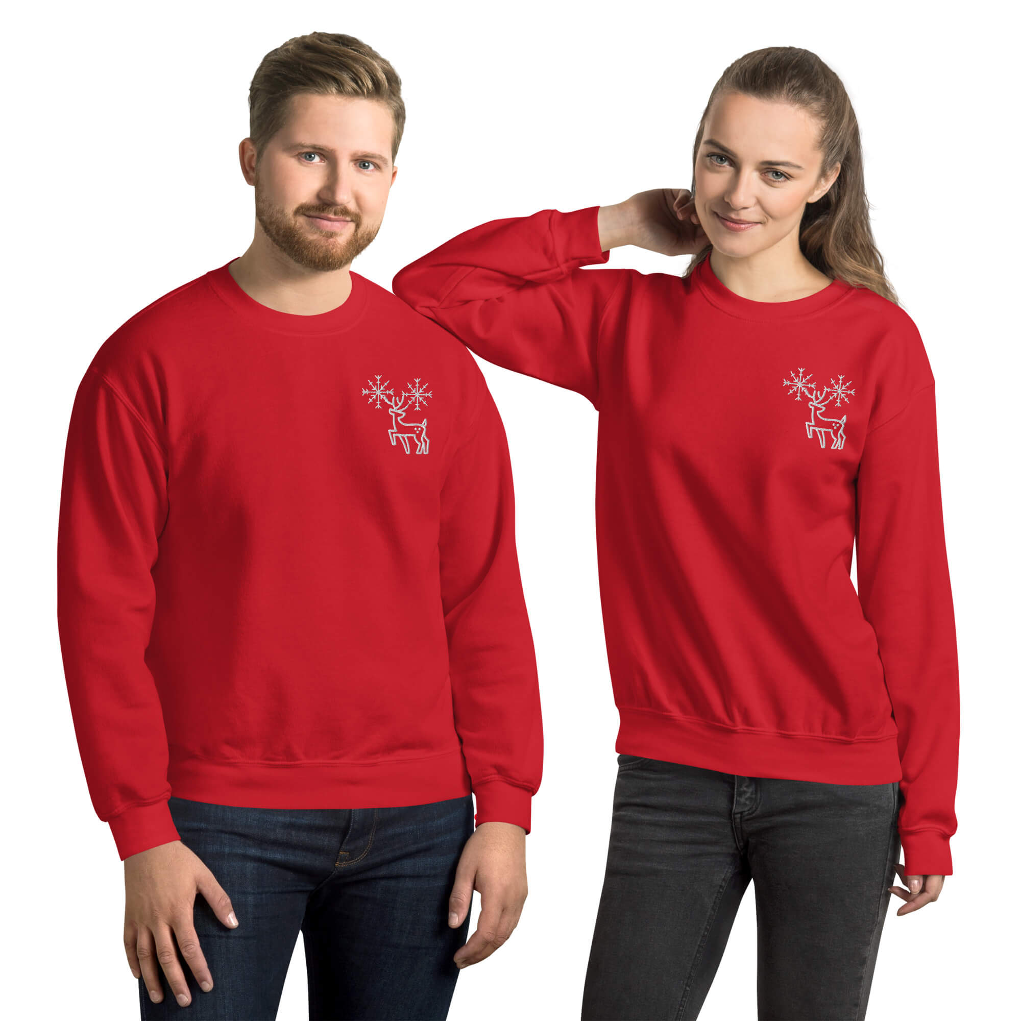Festlicher roter Pullover - Weihnachtsgeschenk für die Liebsten - Gemütlich und stilvoll