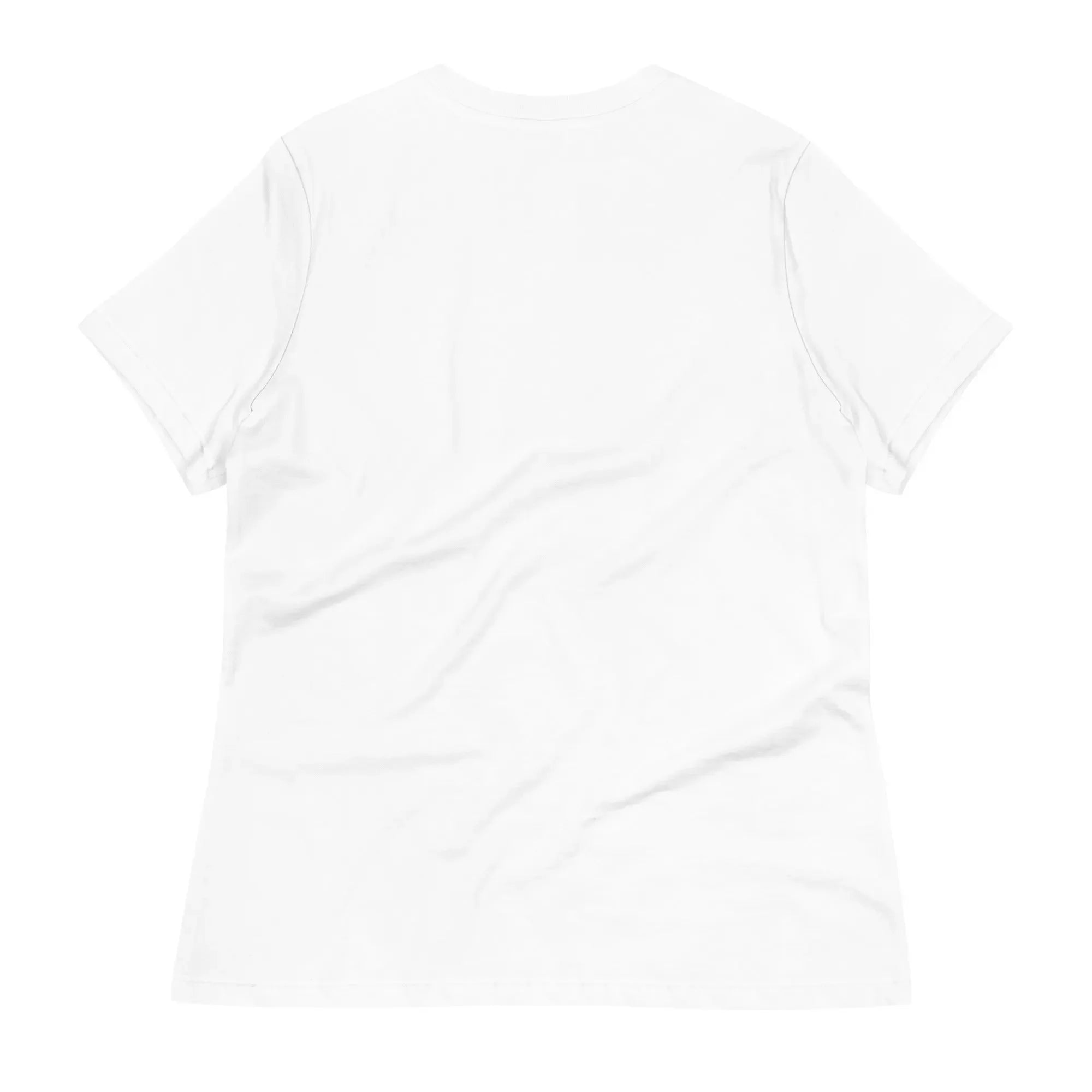 Basic-T-Shirt weiß Rückenansicht