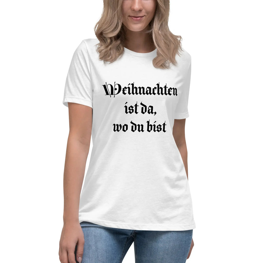 Basic-T-Shirt weiß Vorderansicht