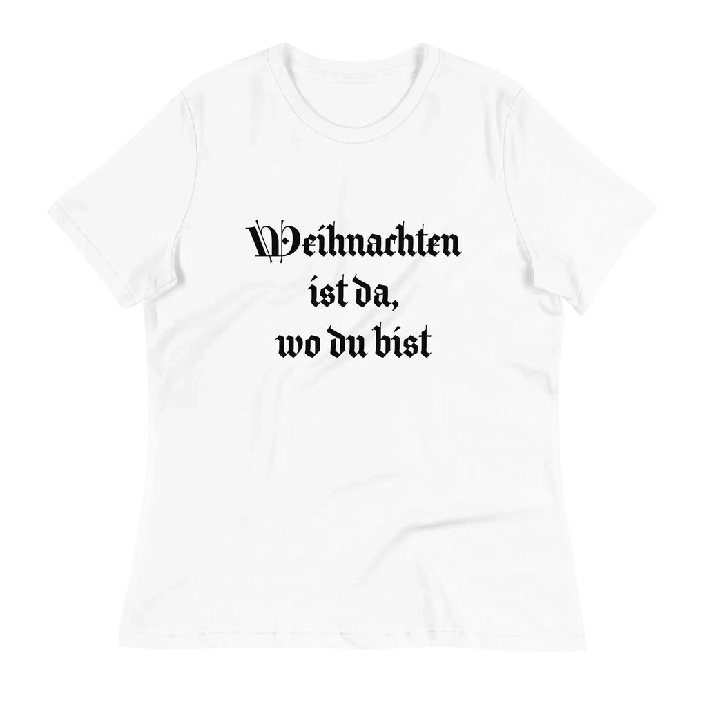 Basic-T-Shirt weiß Vorderansicht