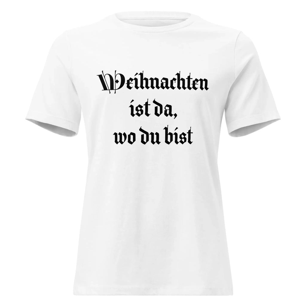 Basic-T-Shirt weiß Vorderansicht
