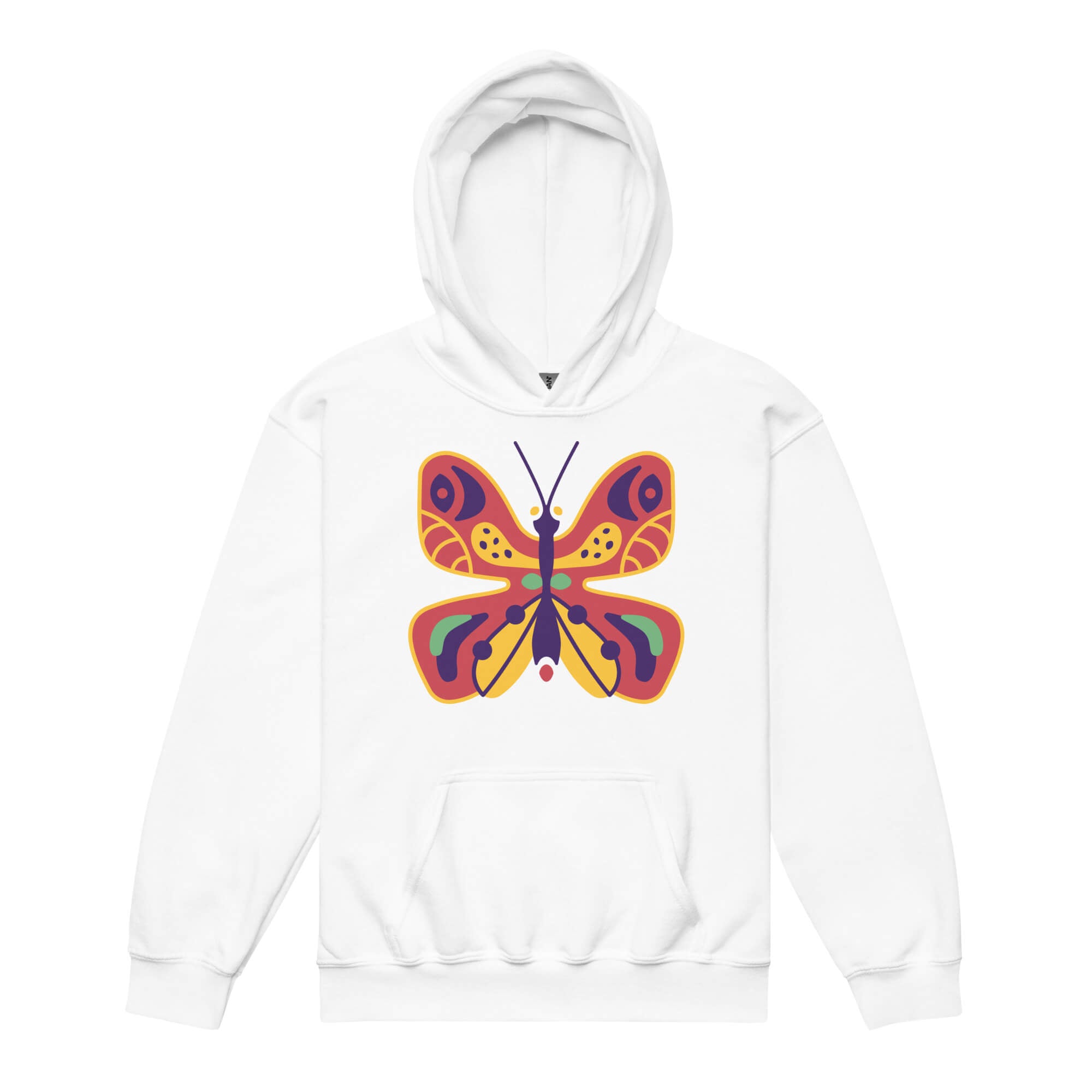 Kapuzenpullover Jugendliche - Frontansicht - bequeme Passform nachhaltig